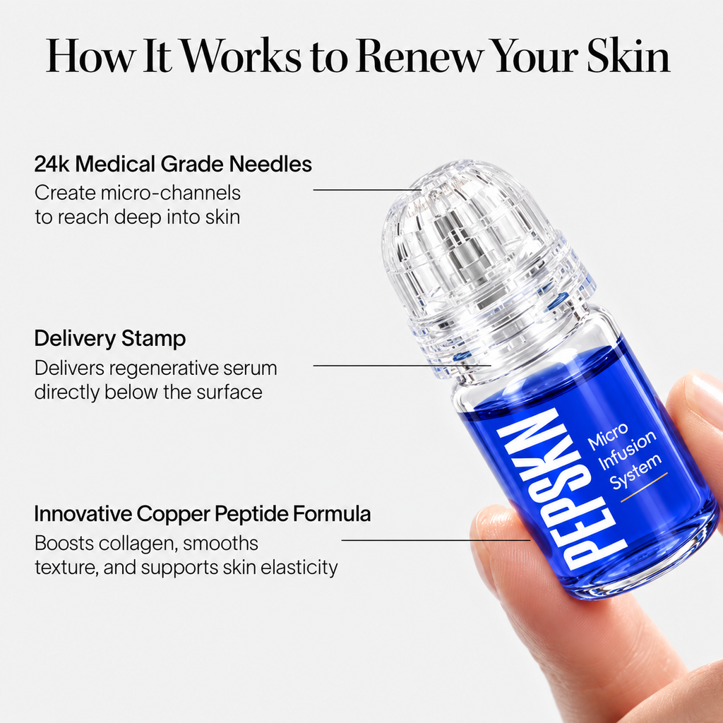 PEPSKN The Most Advanced Copper Peptide Skin Regeneration System