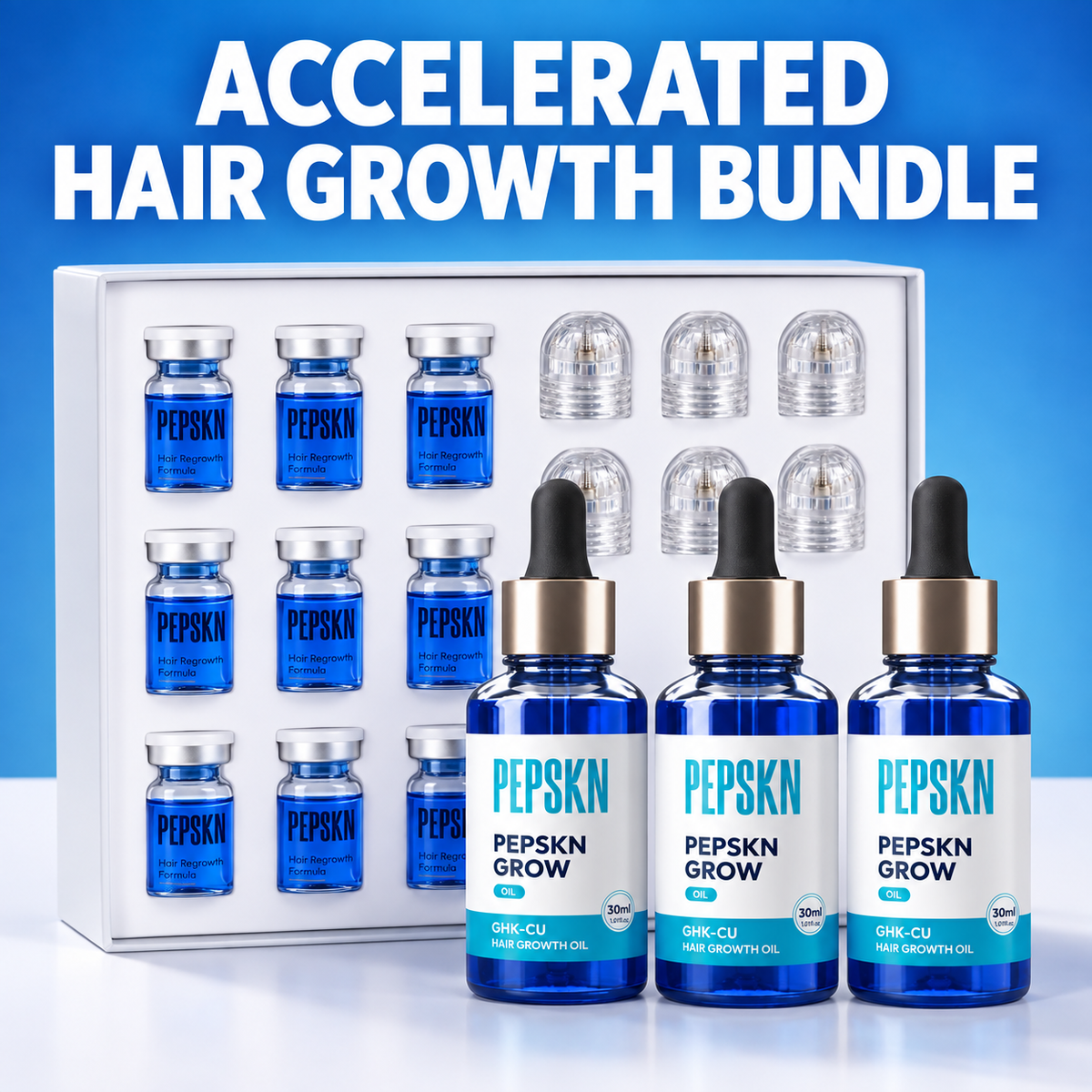 Accelerated Hair Growth Bundle (Micro-infusion + Serum)