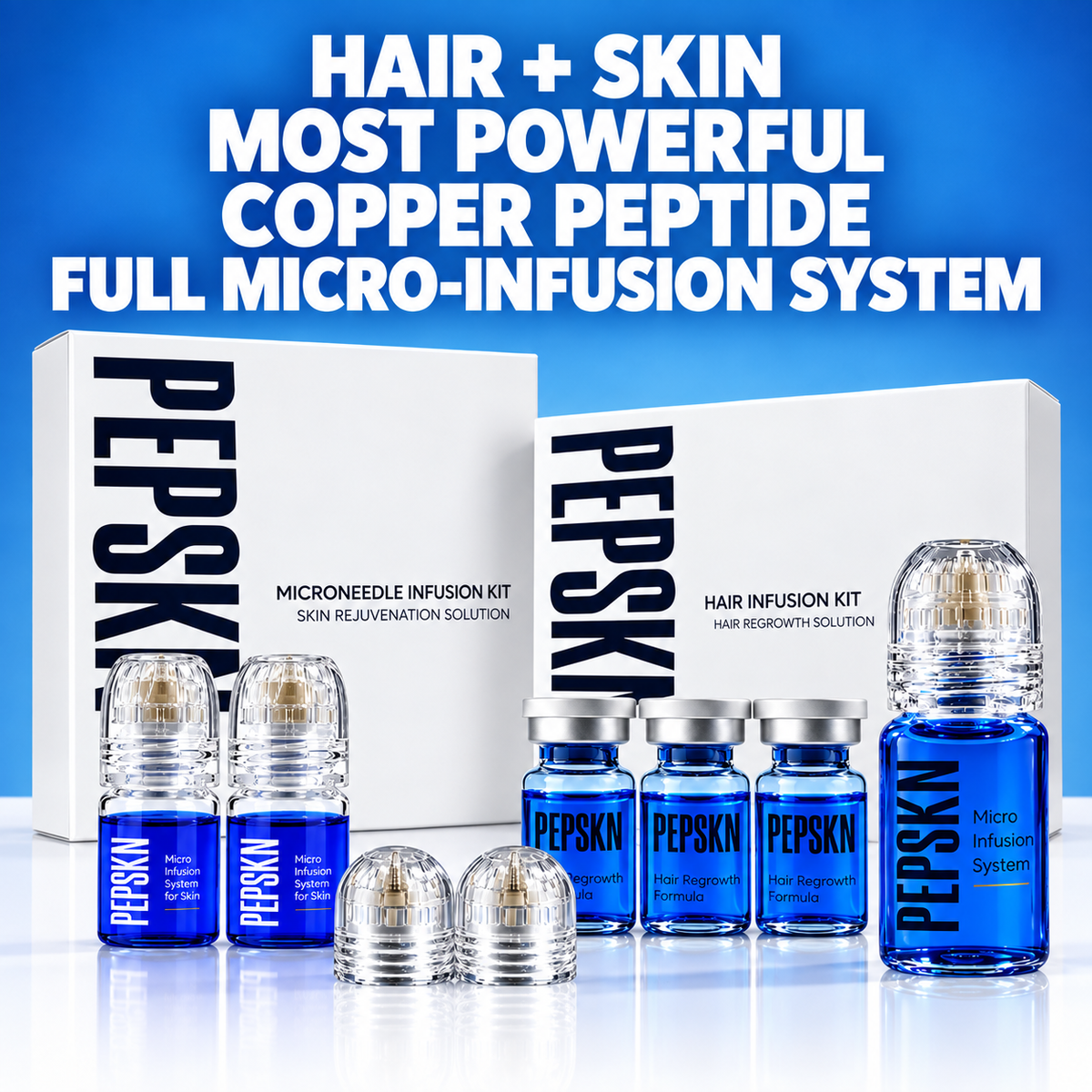 Hair+Skin Most Powerful Copper Peptide Micro-infusion System