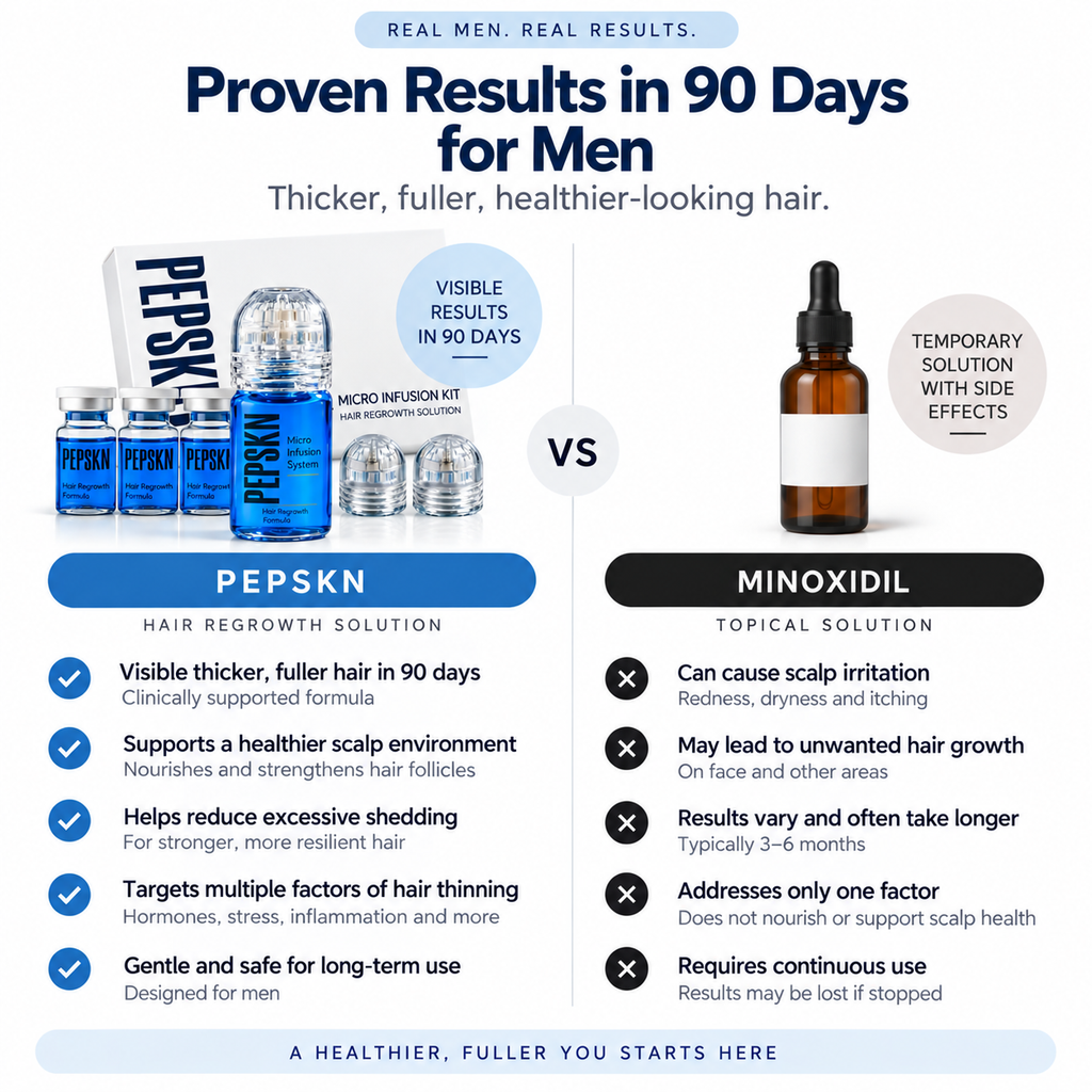 The Most Powerful Peptide Infusion Hair Regrowth System