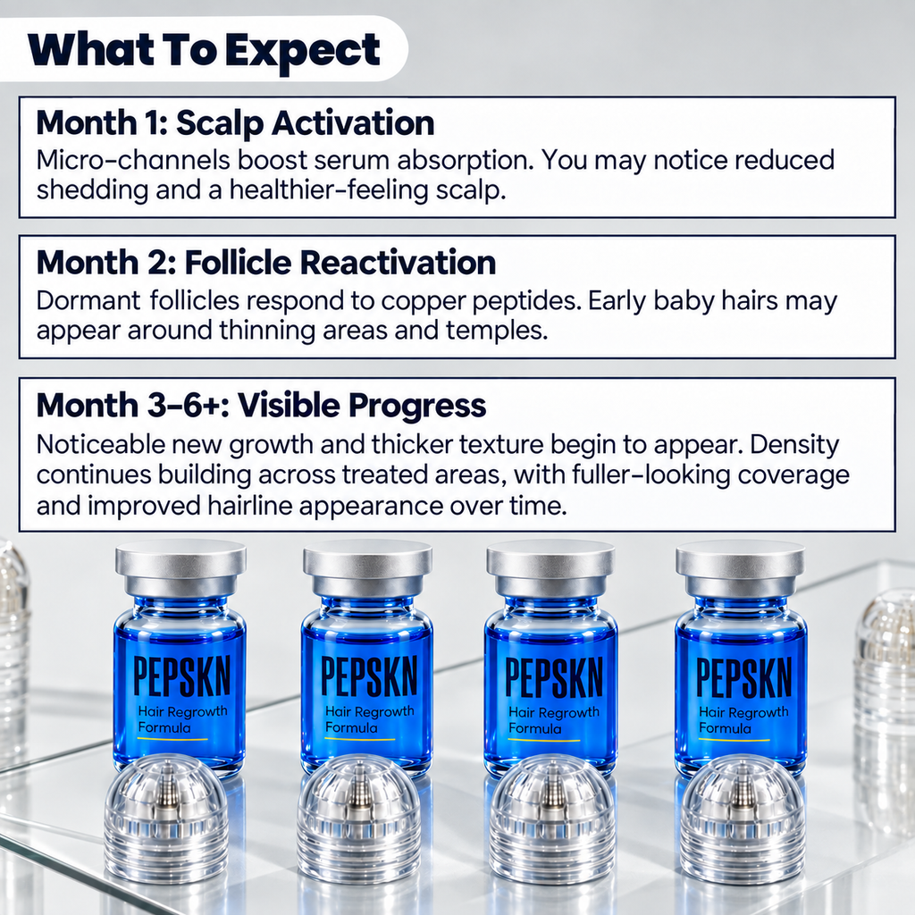 The Most Powerful Peptide Infusion Hair Regrowth System